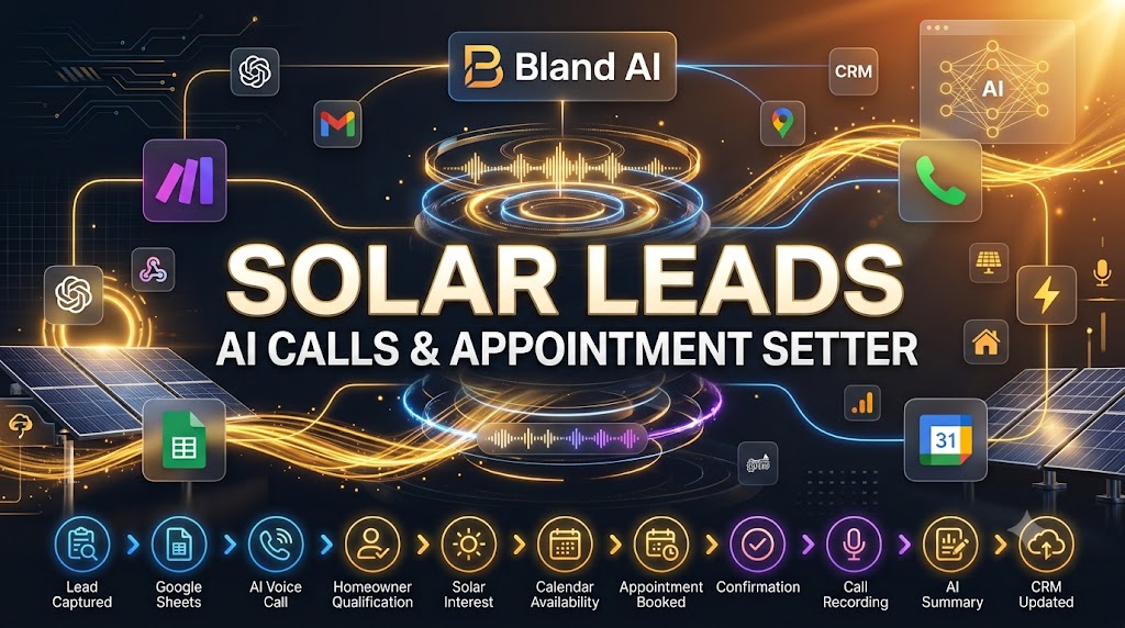 Solar Leads — AI Calls and Appointment Setter